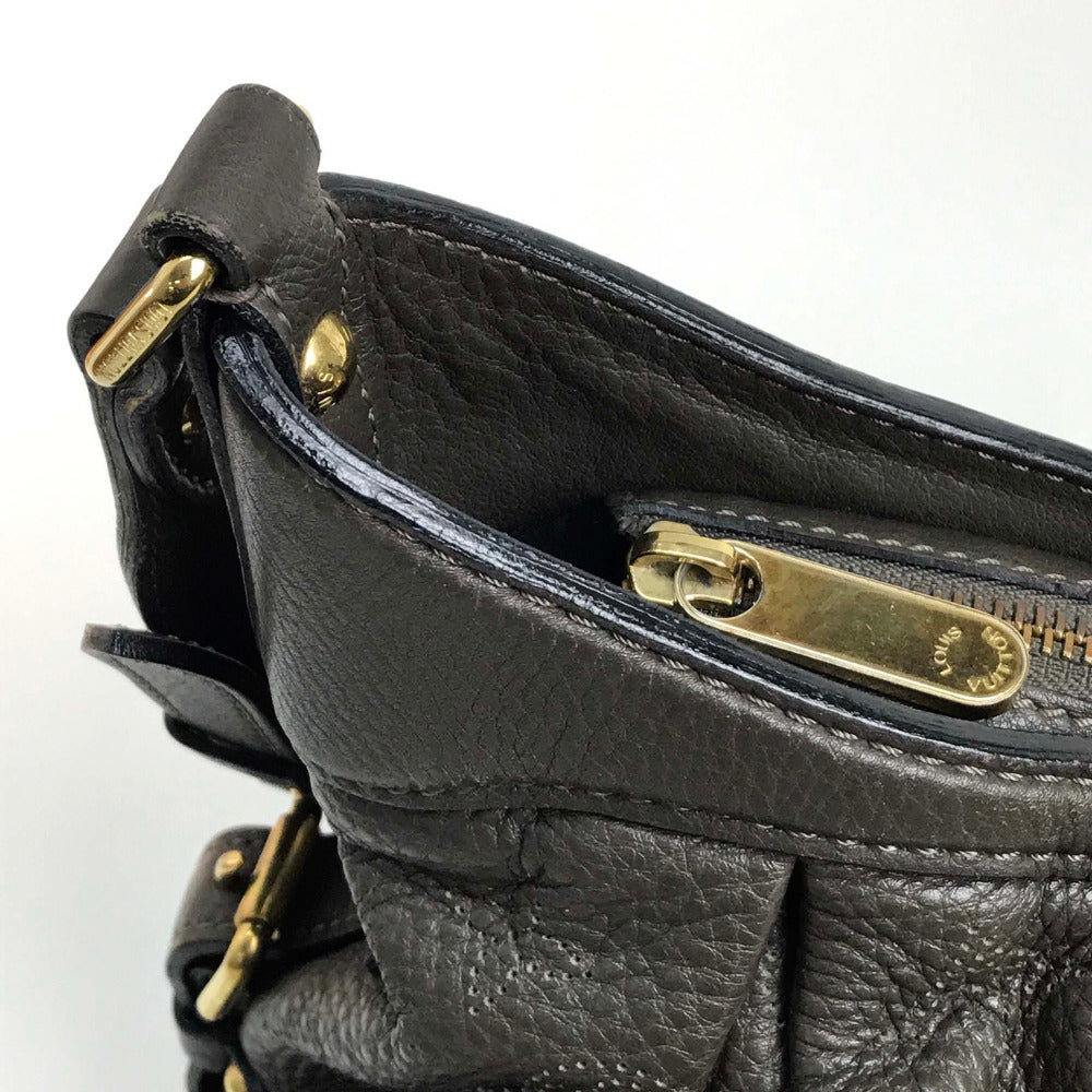 LOUIS VUITTON M95768 Monogram Mahina XS Shoulder Bag, Handbag, Travel Bag, Monogram Mahina Leather, Women's, Gray