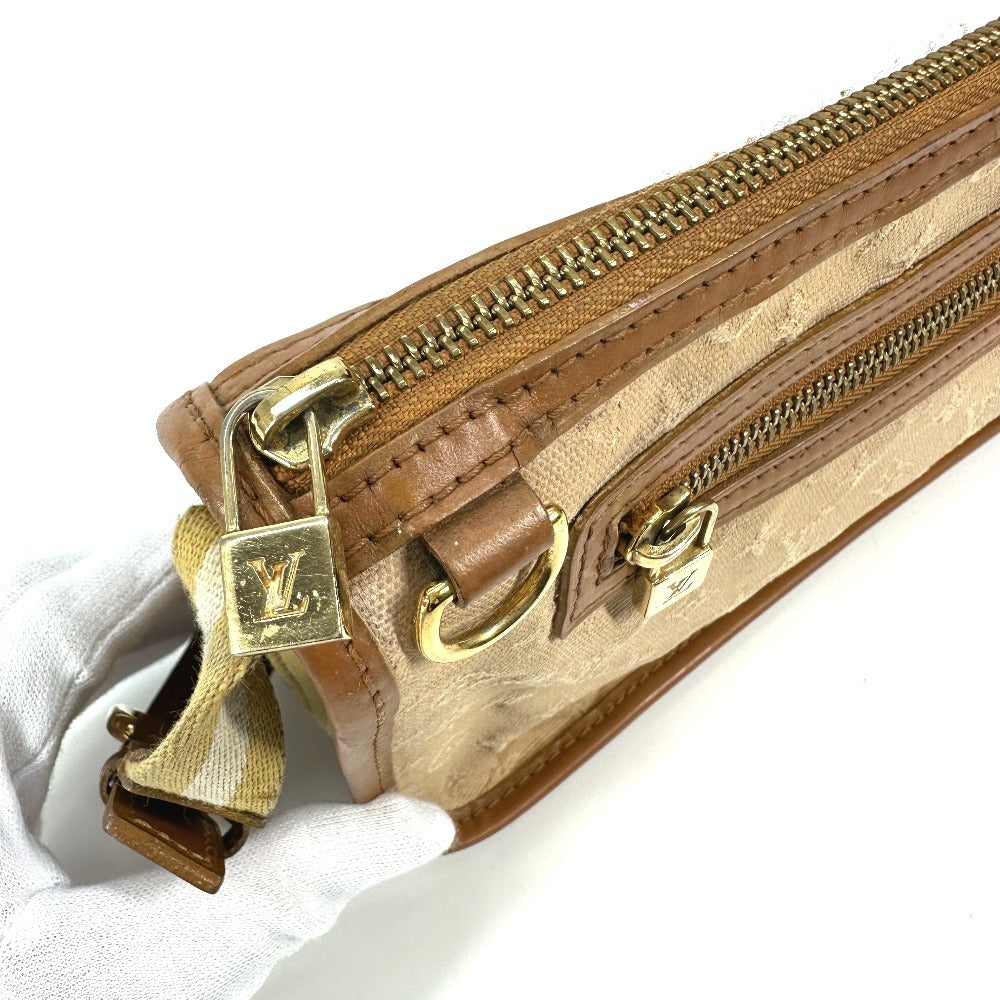LOUIS VUITTON M92333 モノグラムミニ ポシェット キャトリーン 肩掛け カバン ショルダーバッグ モノグラムミニキャンバス レディース ベージュ
