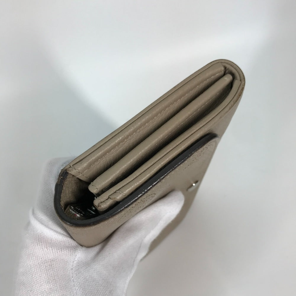 LOUIS VUITTON M60144 モノグラムマヒナ ポルトフォイユ イリス ロングウォレット フラップ 長財布 レザー レディース ガレ ベージュ