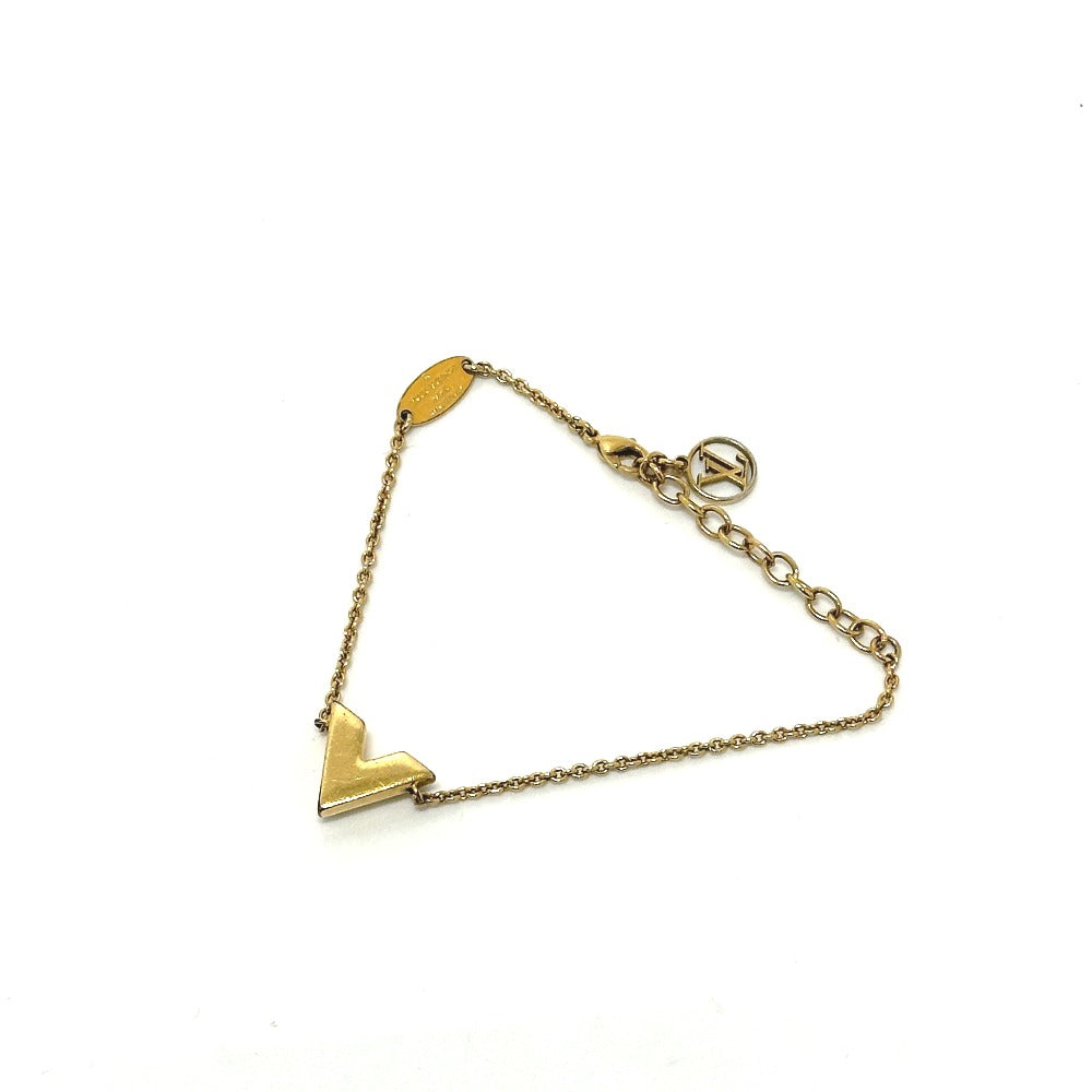 LOUIS VUITTON M61084 アクセサリー ブラレス エッセンシャルV チェーン ブレスレット メタル レディース ゴールド