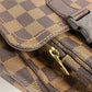 LOUIS VUITTON N51125 Damier Messenger Bag, Mervyle, Crossbody Shoulder Bag, Damier Canvas, Women's, Ebene, Brown