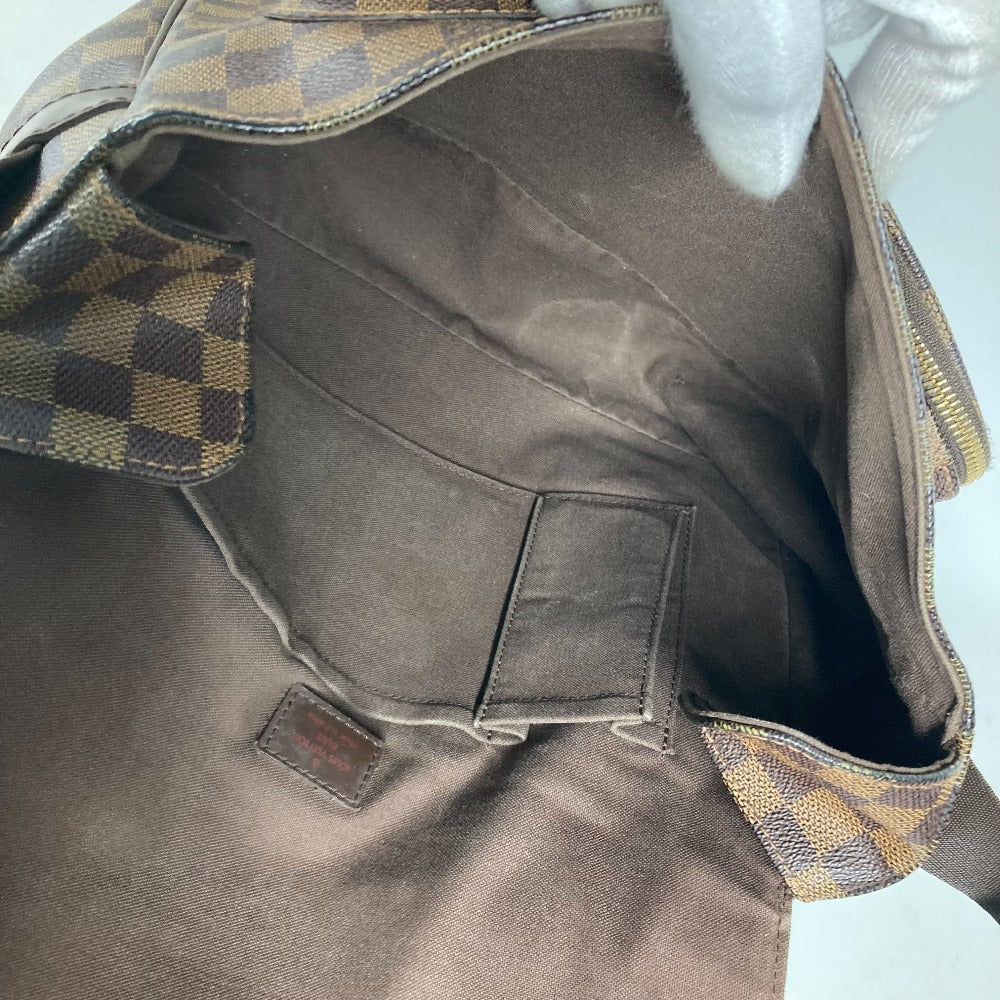 LOUIS VUITTON N51125 Damier Messenger Bag, Mervyle, Crossbody Shoulder Bag, Damier Canvas, Women's, Ebene, Brown