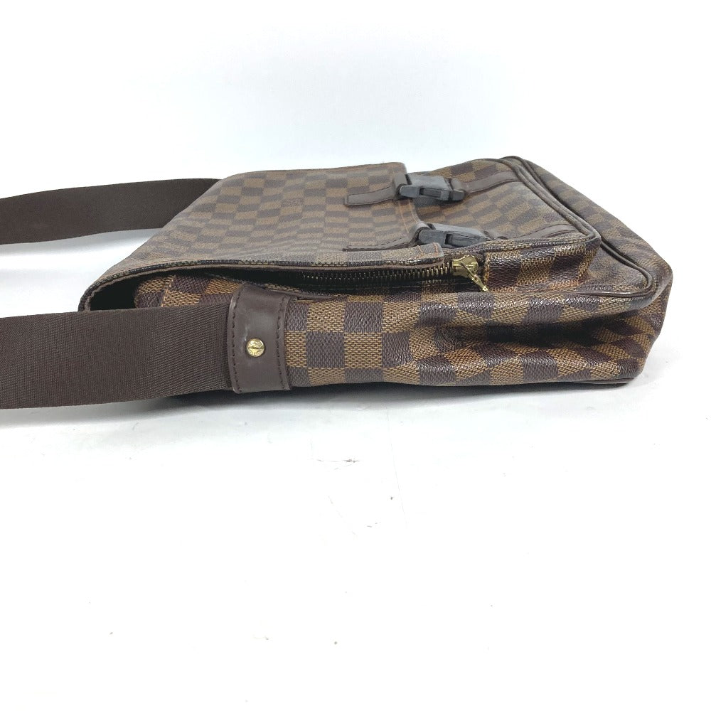 LOUIS VUITTON N51125 Damier Messenger Bag, Mervyle, Crossbody Shoulder Bag, Damier Canvas, Women's, Ebene, Brown