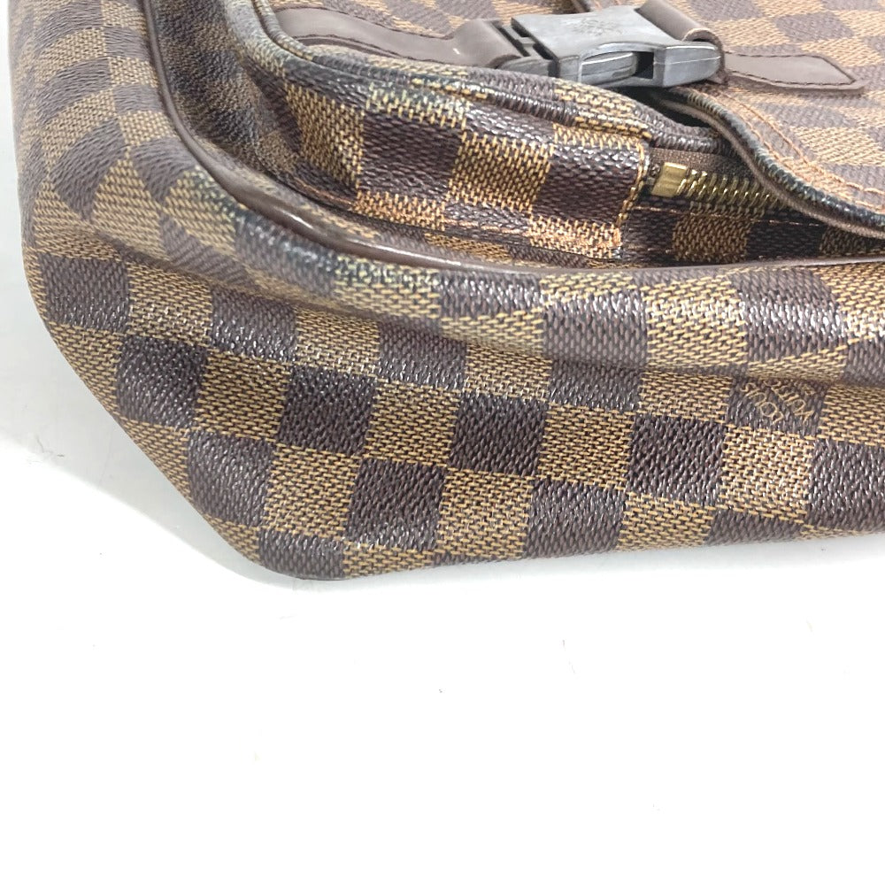 LOUIS VUITTON N51125 Damier Messenger Bag, Mervyle, Crossbody Shoulder Bag, Damier Canvas, Women's, Ebene, Brown