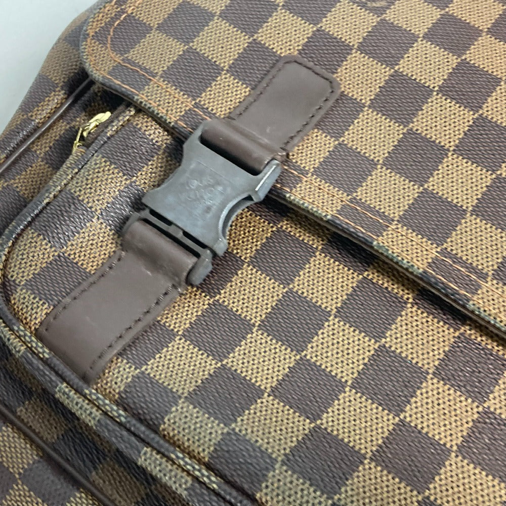 LOUIS VUITTON N51125 Damier Messenger Bag, Mervyle, Crossbody Shoulder Bag, Damier Canvas, Women's, Ebene, Brown