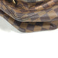 LOUIS VUITTON N51125 Damier Messenger Bag, Mervyle, Crossbody Shoulder Bag, Damier Canvas, Women's, Ebene, Brown