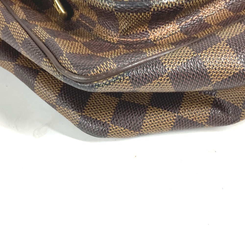 LOUIS VUITTON N51125 Damier Messenger Bag, Mervyle, Crossbody Shoulder Bag, Damier Canvas, Women's, Ebene, Brown