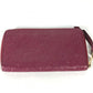 LOUIS VUITTON M60359 Monogram Empreinte Portefeuille Secrete Long Wallet with Round Zipper, Monogram Empreinte Leather, Women's, Aurore, Red