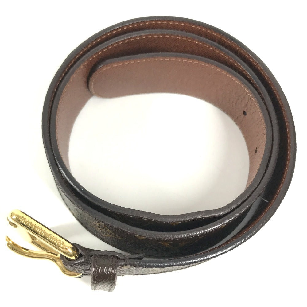 LOUIS VUITTON M9836V Monogram Ceinture Pochette Duo Belt only belt MonogramCanvas Brown Used
