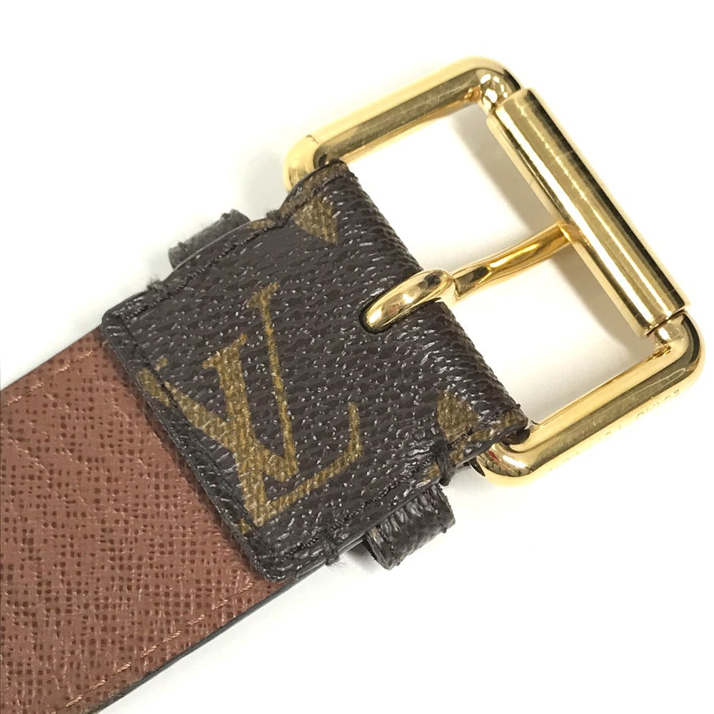 LOUIS VUITTON M9836V Monogram Ceinture Pochette Duo Belt only belt MonogramCanvas Brown Used