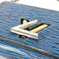 LOUIS VUITTON M61036 Epi Denim Portefeuille Twist Chain Wallet, Long Wallet, Crossbody Flap Shoulder Bag, Epi Leather, Women's, Blue