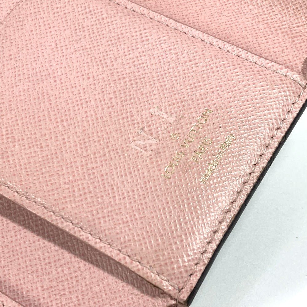 LOUIS VUITTON M62360 モノグラム ポルトフォイユ・ヴィクトリーヌ コンパクトウォレット 3つ折り財布 モノグラムキャンバス レディース ローズバレリーヌ ブラウン