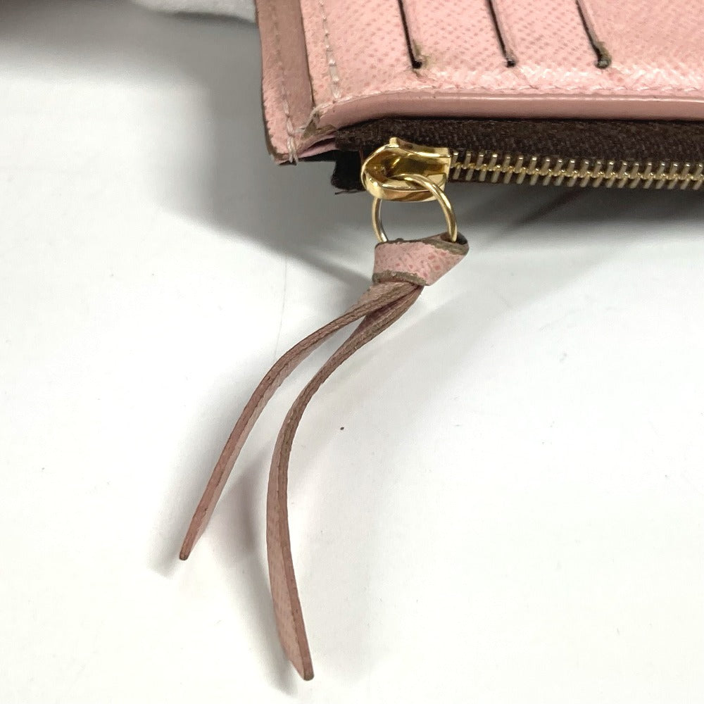 LOUIS VUITTON M62360 モノグラム ポルトフォイユ・ヴィクトリーヌ コンパクトウォレット 3つ折り財布 モノグラムキャンバス レディース ローズバレリーヌ ブラウン