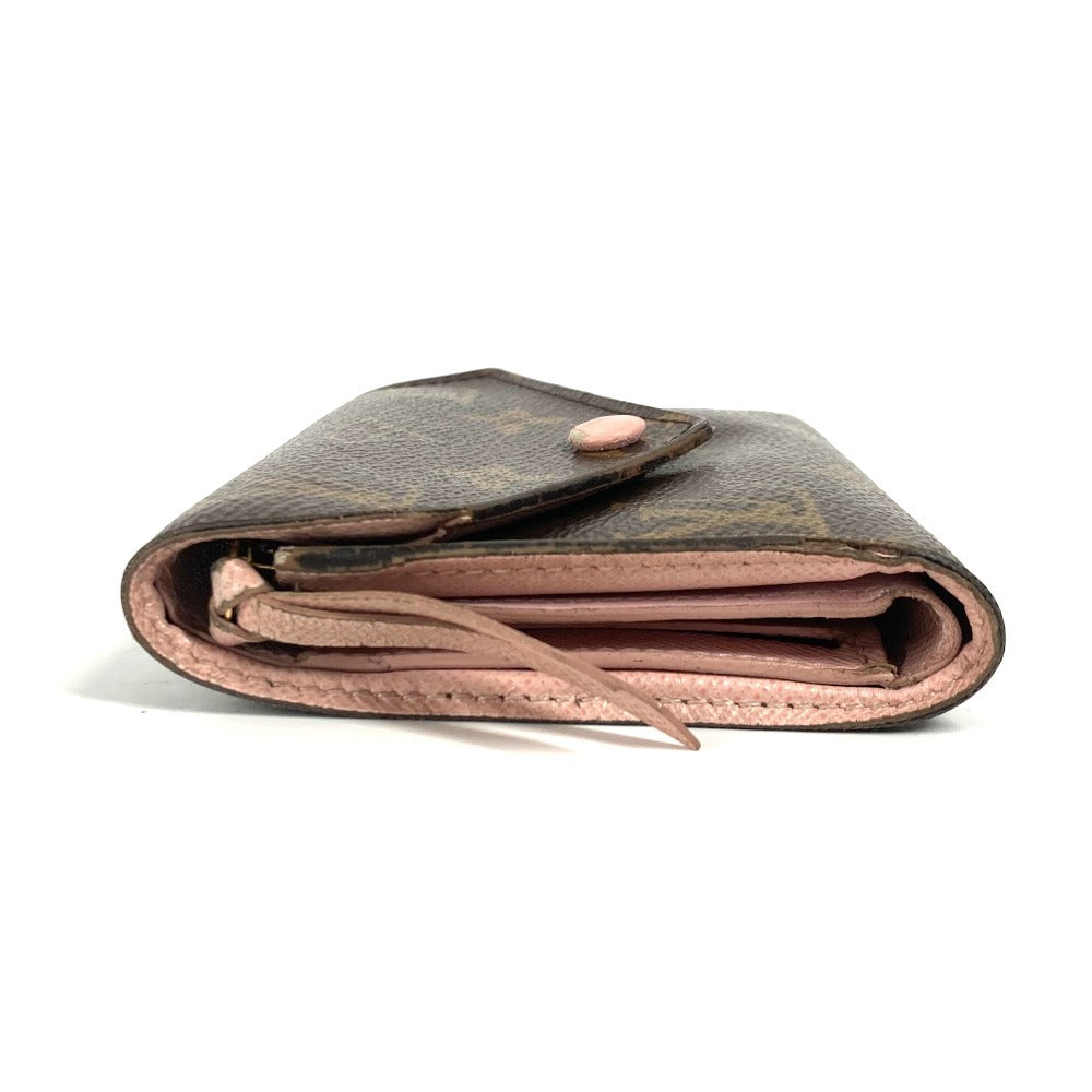 LOUIS VUITTON M62360 モノグラム ポルトフォイユ・ヴィクトリーヌ コンパクトウォレット 3つ折り財布 モノグラムキャンバス レディース ローズバレリーヌ ブラウン