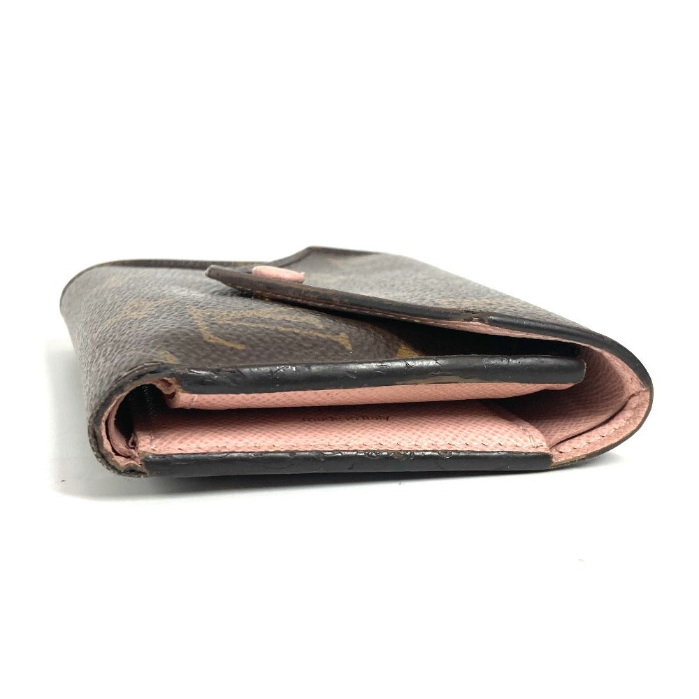 LOUIS VUITTON M62360 モノグラム ポルトフォイユ・ヴィクトリーヌ コンパクトウォレット 3つ折り財布 モノグラムキャンバス レディース ローズバレリーヌ ブラウン