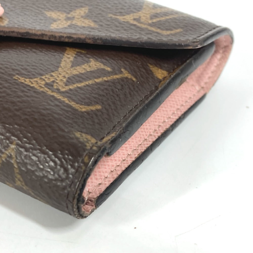 LOUIS VUITTON M62360 モノグラム ポルトフォイユ・ヴィクトリーヌ コンパクトウォレット 3つ折り財布 モノグラムキャンバス レディース ローズバレリーヌ ブラウン