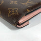 LOUIS VUITTON M62360 モノグラム ポルトフォイユ・ヴィクトリーヌ コンパクトウォレット 3つ折り財布 モノグラムキャンバス レディース ローズバレリーヌ ブラウン