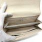 LOUIS VUITTON M60177 Portefeuille Iris Long Wallet in Monogram Mahina Leather, Ivory and White