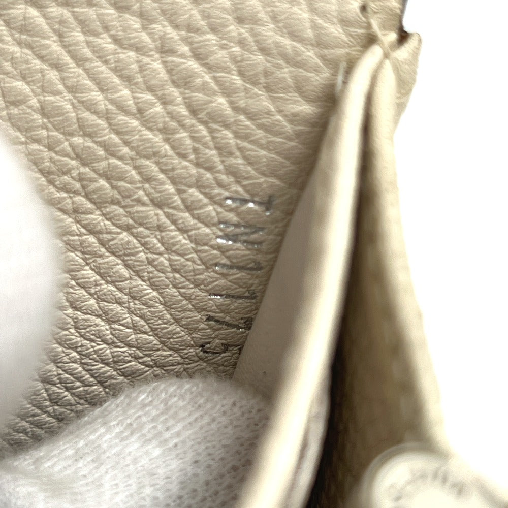 LOUIS VUITTON M60177 Portefeuille Iris Long Wallet in Monogram Mahina Leather, Ivory and White