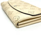 LOUIS VUITTON M60177 Portefeuille Iris Long Wallet in Monogram Mahina Leather, Ivory and White