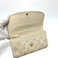 LOUIS VUITTON M60177 Portefeuille Iris Long Wallet in Monogram Mahina Leather, Ivory and White