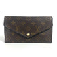 LOUIS VUITTON M62155 モノグラム ポルトフォイユ ジャンヌ ロングウォレット フラップ 長財布 モノグラムキャンバス レディース フューシャ ブラウン