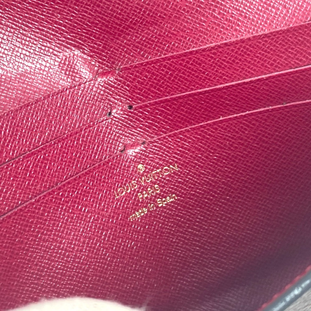 LOUIS VUITTON M62155 モノグラム ポルトフォイユ ジャンヌ ロングウォレット フラップ 長財布 モノグラムキャンバス レディース フューシャ ブラウン
