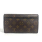 LOUIS VUITTON M62155 モノグラム ポルトフォイユ ジャンヌ ロングウォレット フラップ 長財布 モノグラムキャンバス レディース フューシャ ブラウン