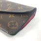 LOUIS VUITTON M62155 モノグラム ポルトフォイユ ジャンヌ ロングウォレット フラップ 長財布 モノグラムキャンバス レディース フューシャ ブラウン