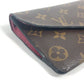 LOUIS VUITTON M62155 モノグラム ポルトフォイユ ジャンヌ ロングウォレット フラップ 長財布 モノグラムキャンバス レディース フューシャ ブラウン