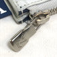 LOUIS VUITTON M61745 Monogram White Jour PM L-Zip Second Bag/Clutch Bag in Monogram Canvas, Men's, White x Red x Blue