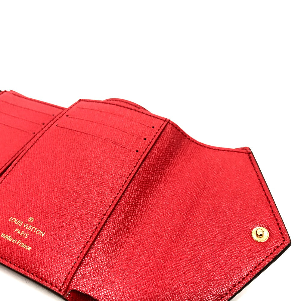 LOUIS VUITTON N41659 ポルトフォイユ・ヴィクトリーヌ 2つ折り財布 財布 ウォレット コンパクト財布 2つ折り財布 ダミエキャンバス ユニセックス エベヌ ブラウン - brandshop-reference