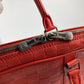 LOUIS VUITTON N41143 ダミエアンフィニ ポルトドキュマンヴォワヤージ PDV トートバッグ カバン ハンドバッグ ビジネスバッグ ダミエアンフィニレザー メンズ レッド