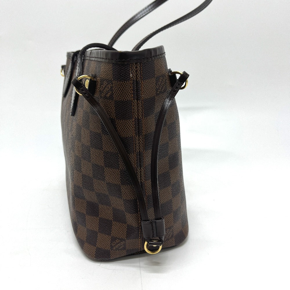 LOUIS VUITTON N41359 Never full PM Bag, Handbag, Neverfull Tote Bag Damier Canvas Brown Used