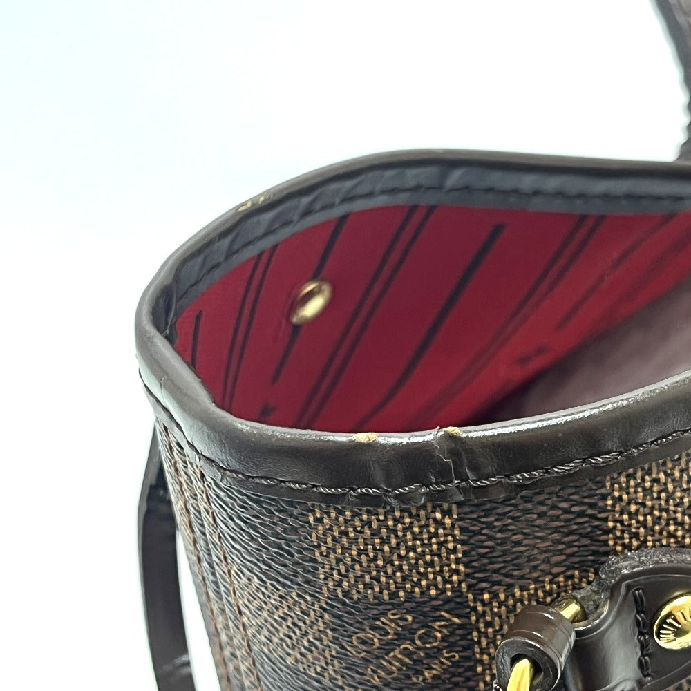 LOUIS VUITTON N41359 Never full PM Bag, Handbag, Neverfull Tote Bag Damier Canvas Brown Used