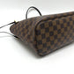 LOUIS VUITTON N41359 Never full PM Bag, Handbag, Neverfull Tote Bag Damier Canvas Brown Used