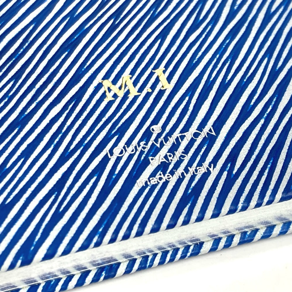 LOUIS VUITTON エピ カイエギュスターヴMM メモ帳 ステーショナリー ノート ノートブック エピレザー ユニセックス ブルー