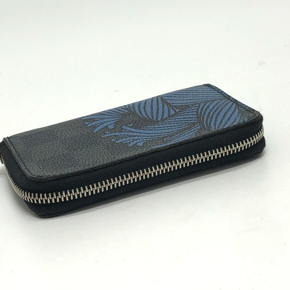 LOUIS VUITTON N41687 Damier Graphite Christopher Nemeth Zippy Coin Purse in Damier Graphite Canvas, Men's, Black