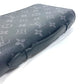 LOUIS VUITTON M61698 Monogram Eclipse Zippy XL Travel Case with Zip-Around Long Wallet in Monogram Eclipse Canvas, Men's, Black