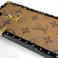 LOUIS VUITTON M64487 Monogram Reverse Eye Trunk iPhone 7+ iPhone Case, Monogram Reverse Canvas, Women's, Brown