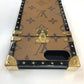 LOUIS VUITTON M64487 Monogram Reverse Eye Trunk iPhone 7+ iPhone Case, Monogram Reverse Canvas, Women's, Brown
