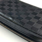 LOUIS VUITTON N61254 Damier Infini Zippy XL Long Wallet with Round Zipper, Damier Infini Leather, Men's, Black