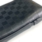LOUIS VUITTON N61254 Damier Infini Zippy XL Long Wallet with Round Zipper, Damier Infini Leather, Men's, Black