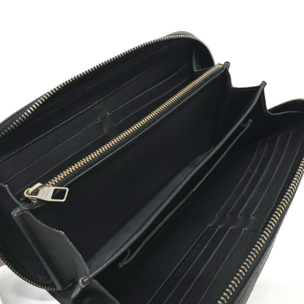 LOUIS VUITTON N61254 Damier Infini Zippy XL Long Wallet with Round Zipper, Damier Infini Leather, Men's, Black
