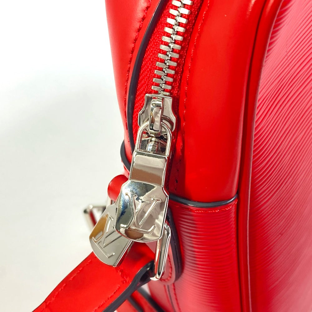 LOUIS VUITTON M53417 Epi Danube PM Shoulder Bag, Supreme Collaboration Shoulder Bag, Epi Electric Leather, Red, Men's