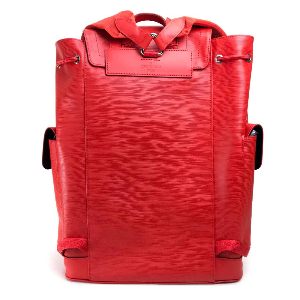 LOUIS VUITTON M53414 Louis Vuitton x Supreme Epi Christopher PM Backpack, Epi Leather, Men's, Red