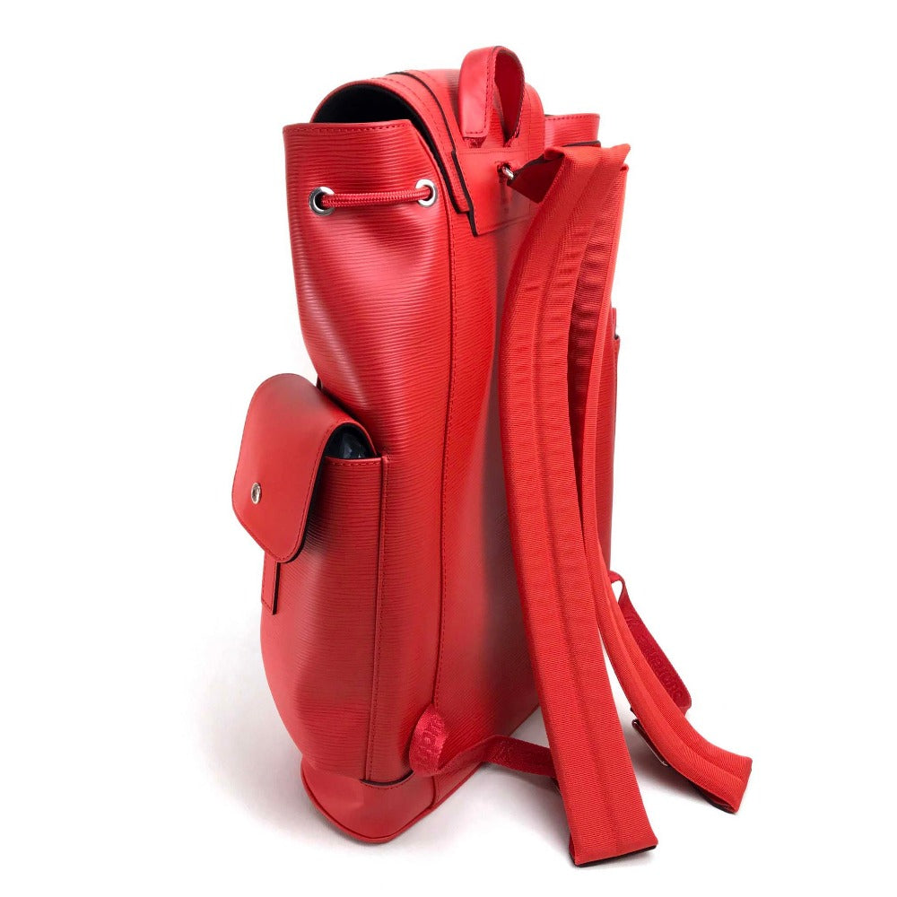 LOUIS VUITTON M53414 Louis Vuitton x Supreme Epi Christopher PM Backpack, Epi Leather, Men's, Red