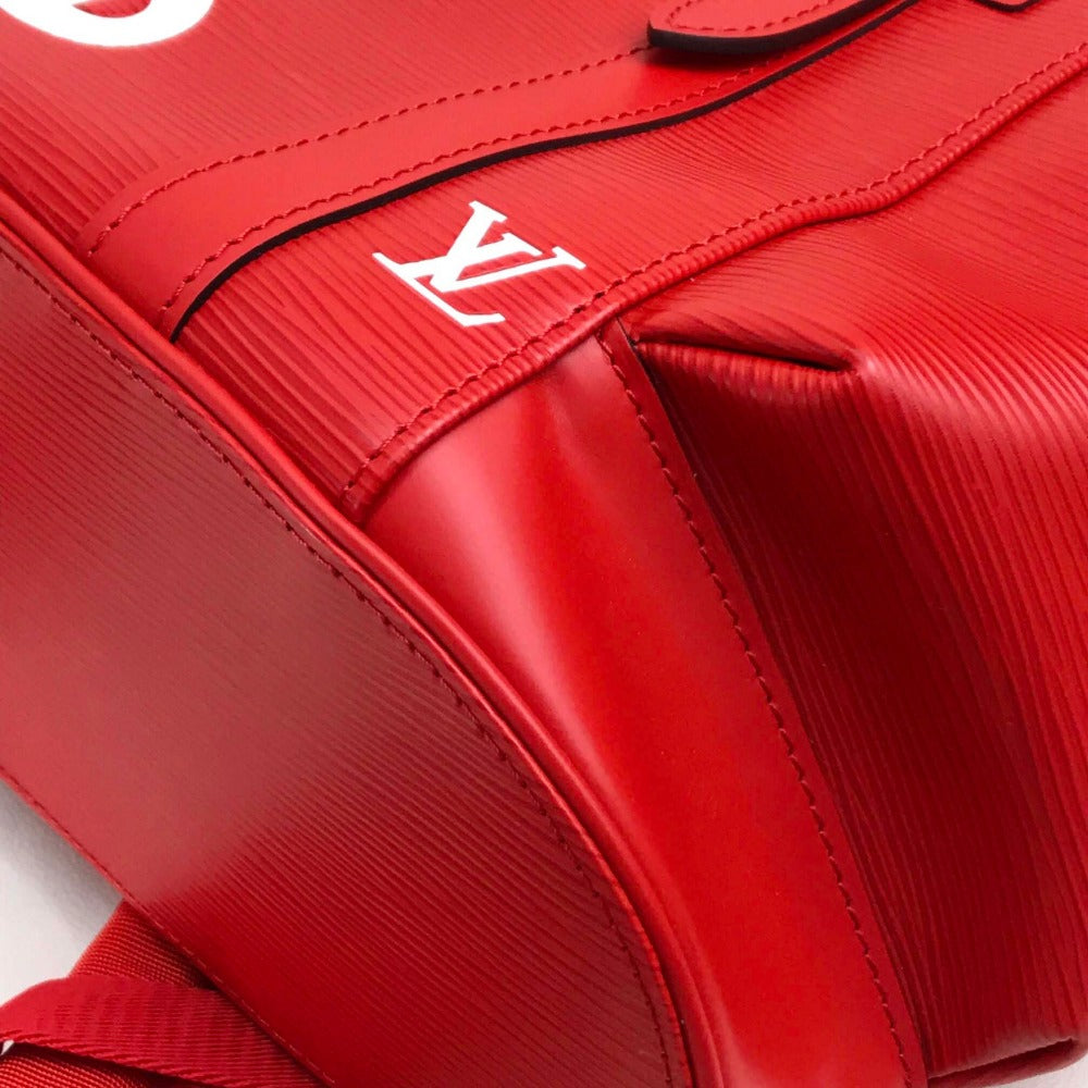 LOUIS VUITTON M53414 Louis Vuitton x Supreme Epi Christopher PM Backpack, Epi Leather, Men's, Red