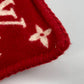 LOUIS VUITTON MP1886 Supreme Collaboration Monogram Pillow, Wool/Cashmere, Men's, Red