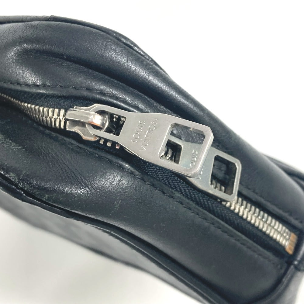 LOUIS VUITTON N23347 ダミエアンフィニ トゥルース トワレ ポーチ カバン クラッチバッグ セカンドバッグ ダミエアンフィニレザー ユニセックス オニキス ブラック